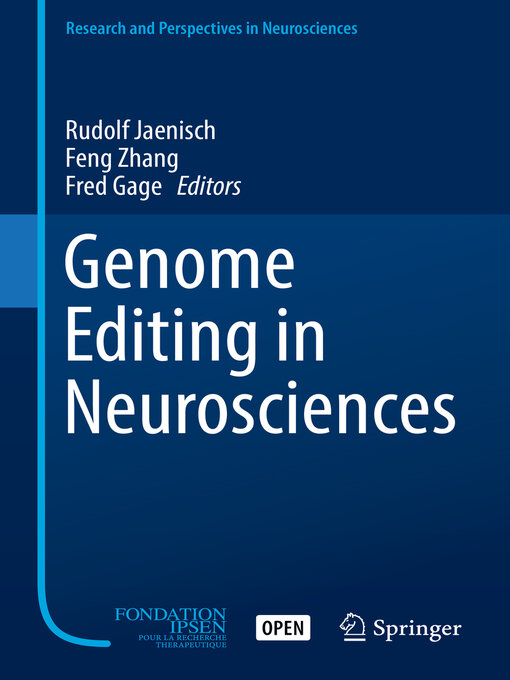 Title details for Genome Editing in Neurosciences by Rudolf Jaenisch - Available